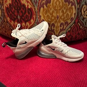 Nike Air Max 270 Running Casual Shoes White Black